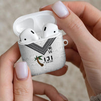 Fijian Rugby AirPods Case Six Seven Nine to The World - Tapa Pattern LT03 - Polynesian Pride