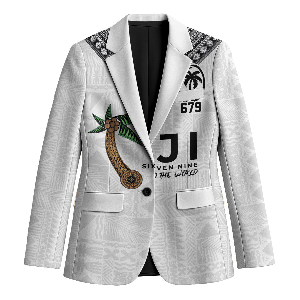 Fijian Rugby Blazer Six Seven Nine to The World - Tapa Pattern LT03 Unisex Multicolor - Polynesian Pride
