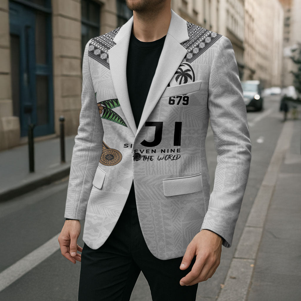 Fijian Rugby Blazer Six Seven Nine to The World - Tapa Pattern LT03 - Polynesian Pride