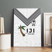 Fijian Rugby Canvas Wall Art Six Seven Nine to The World - Tapa Pattern LT03 - Polynesian Pride