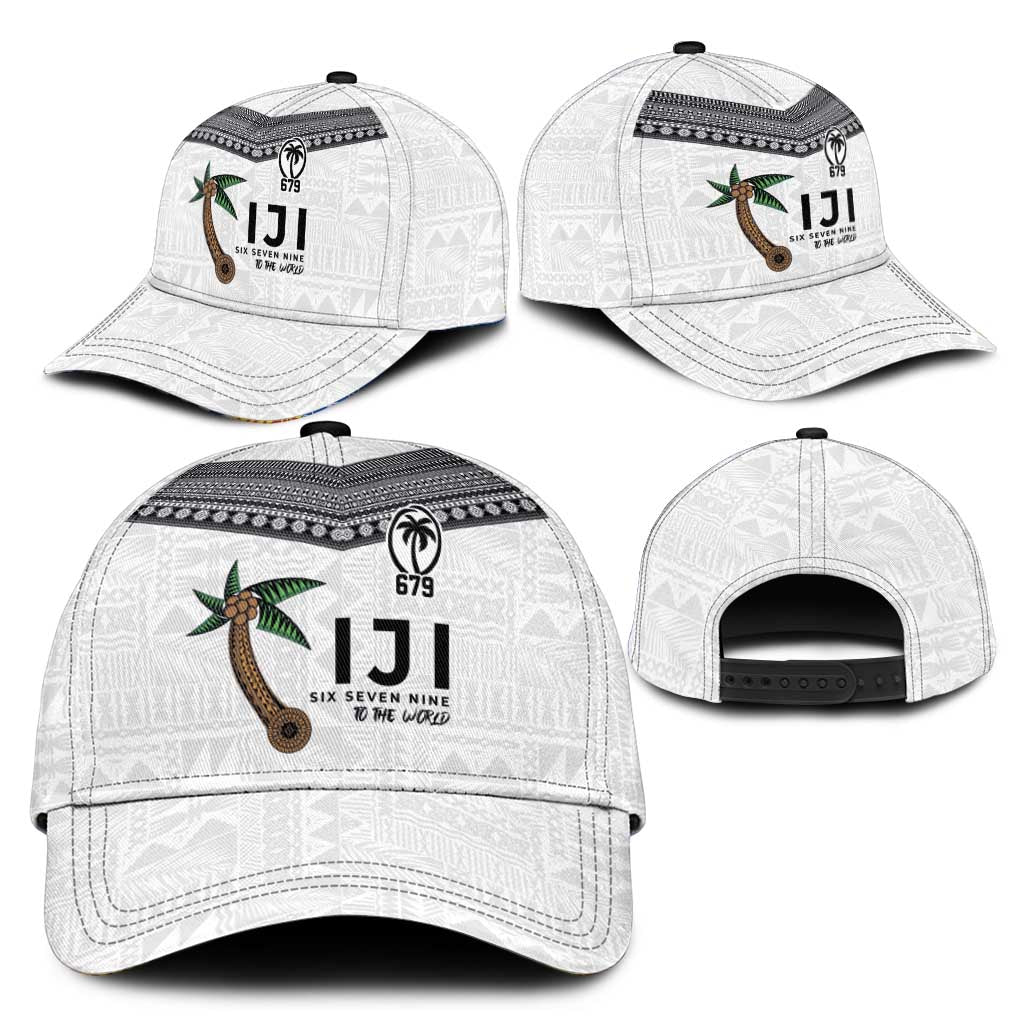 Fijian Rugby Classic Cap Six Seven Nine to The World - Tapa Pattern LT03 - Polynesian Pride