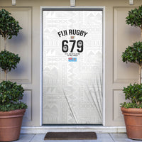 Fijian Rugby Door Cover Six Seven Nine to The World - Tapa Pattern LT03 Multicolor - Polynesian Pride