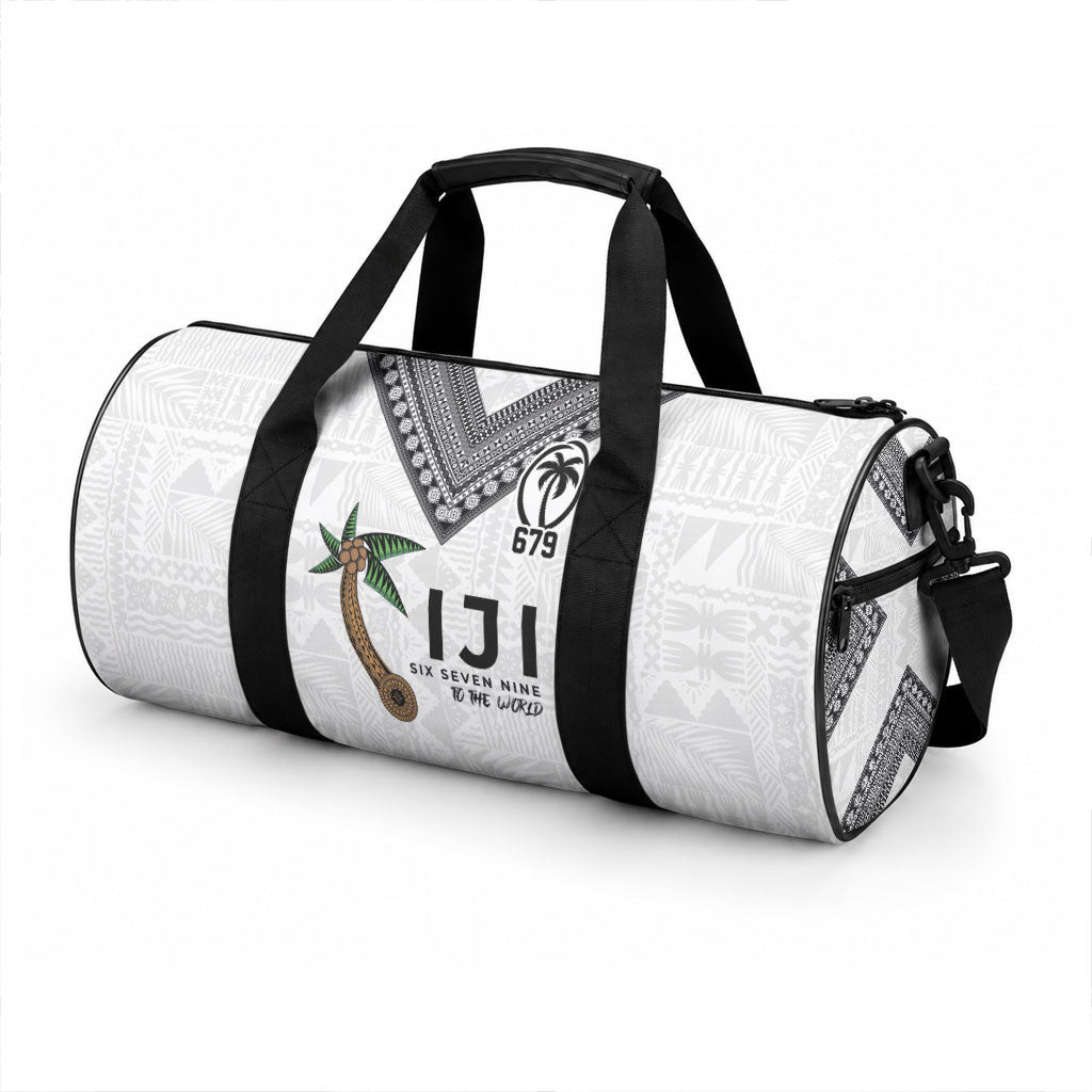 Fijian Rugby Duffle Bag Six Seven Nine to The World - Tapa Pattern LT03 - Polynesian Pride