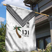 Fijian Rugby Garden Flag Six Seven Nine to The World - Tapa Pattern LT03 - Polynesian Pride