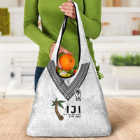 Fijian Rugby Grocery Bag Six Seven Nine to The World - Tapa Pattern LT03 - Polynesian Pride