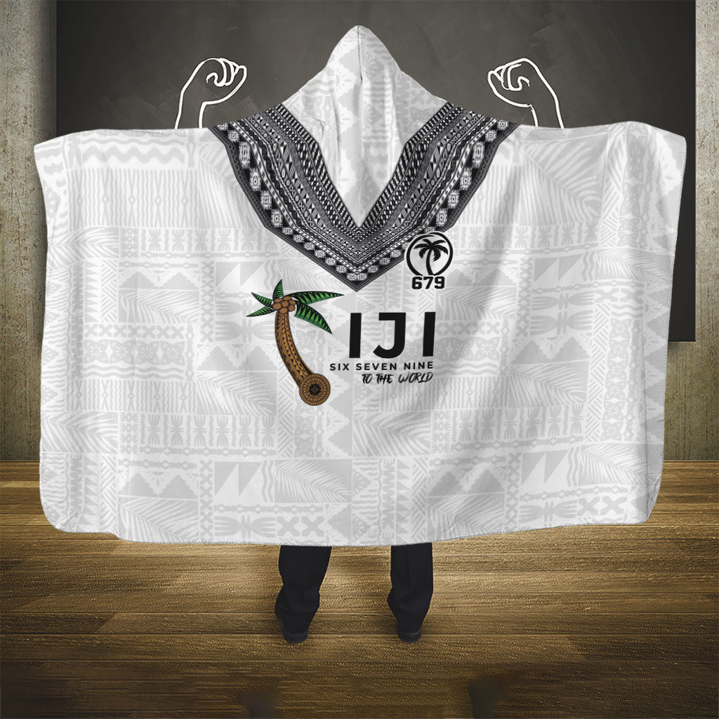 Fijian Rugby Hooded Blanket Six Seven Nine to The World - Tapa Pattern LT03 - Polynesian Pride