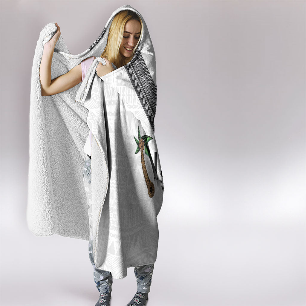 Fijian Rugby Hooded Blanket Six Seven Nine to The World - Tapa Pattern LT03 - Polynesian Pride