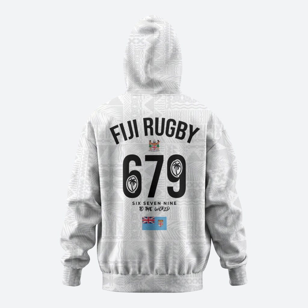 Fijian Rugby Hoodie Six Seven Nine to The World - Tapa Pattern LT03 - Polynesian Pride