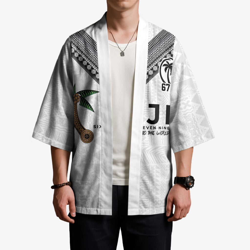 Fijian Rugby Kimono Six Seven Nine to The World - Tapa Pattern LT03 - Polynesian Pride