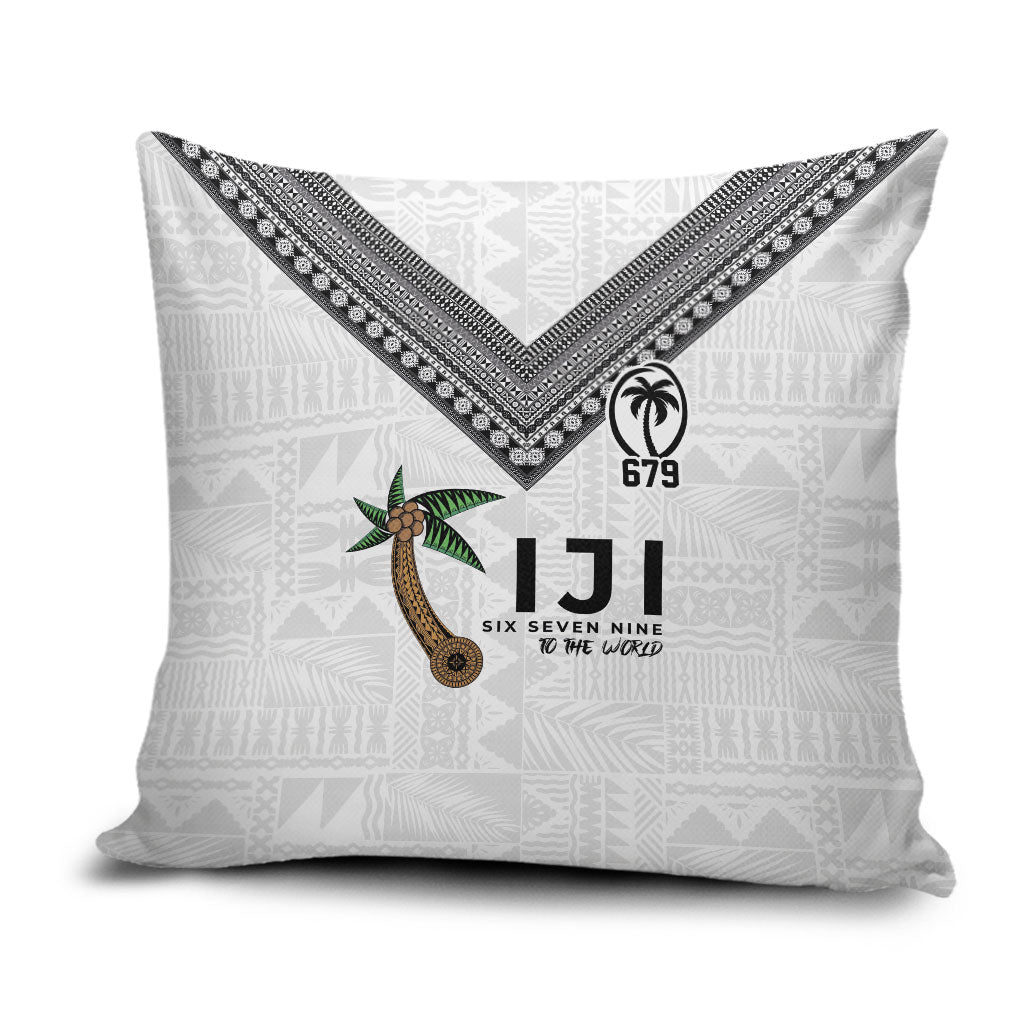 Fijian Rugby Pillow Cover Six Seven Nine to The World - Tapa Pattern LT03 Multicolor - Polynesian Pride