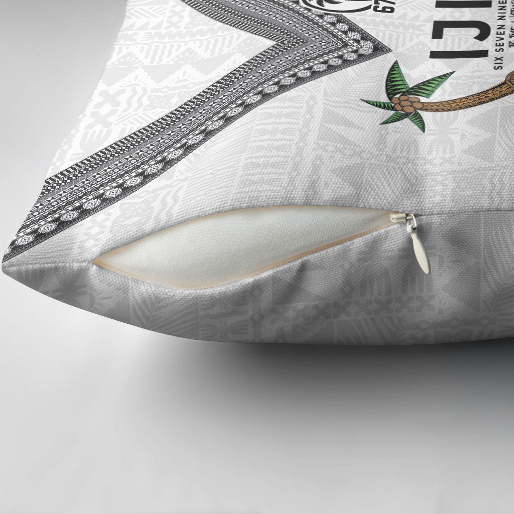 Fijian Rugby Pillow Cover Six Seven Nine to The World - Tapa Pattern LT03 - Polynesian Pride
