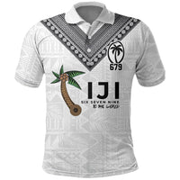Fijian Rugby Polo Shirt Six Seven Nine to The World - Tapa Pattern LT03 Multicolor - Polynesian Pride