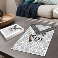 Fijian Rugby Puzzle Six Seven Nine to The World - Tapa Pattern LT03 - Polynesian Pride