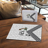 Fijian Rugby Puzzle Six Seven Nine to The World - Tapa Pattern LT03 - Polynesian Pride