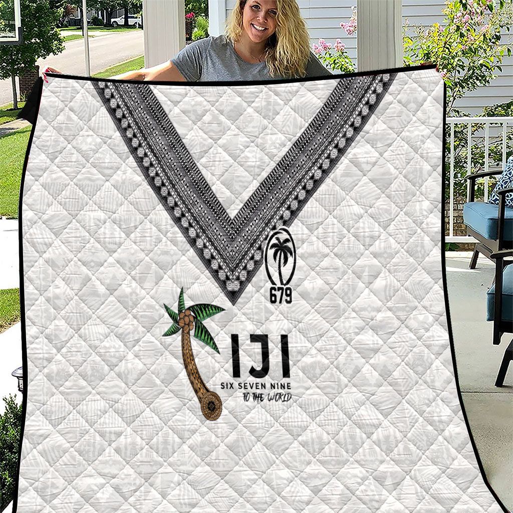 Fijian Rugby Quilt Six Seven Nine to The World - Tapa Pattern LT03 Multicolor - Polynesian Pride