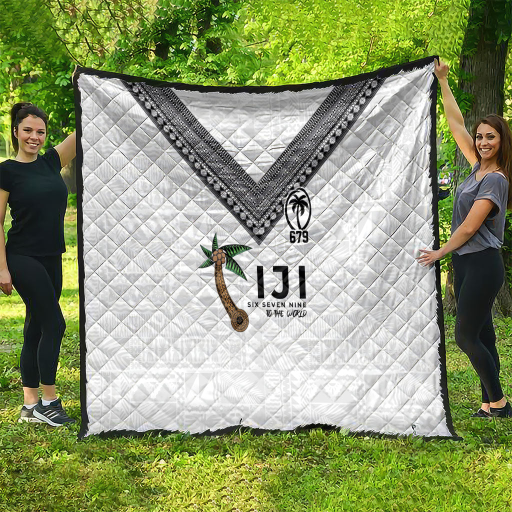 Fijian Rugby Quilt Six Seven Nine to The World - Tapa Pattern LT03 - Polynesian Pride