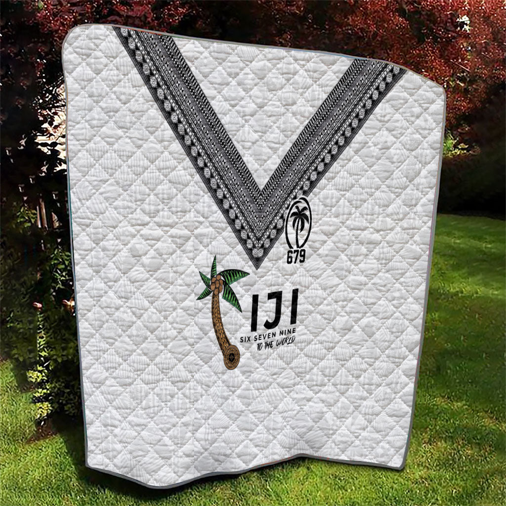 Fijian Rugby Quilt Six Seven Nine to The World - Tapa Pattern LT03 - Polynesian Pride