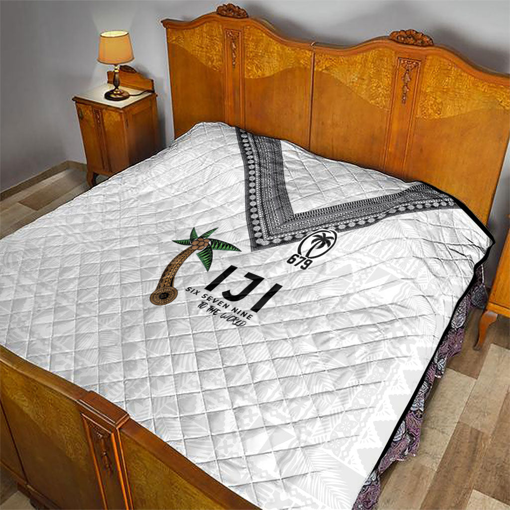 Fijian Rugby Quilt Six Seven Nine to The World - Tapa Pattern LT03 - Polynesian Pride