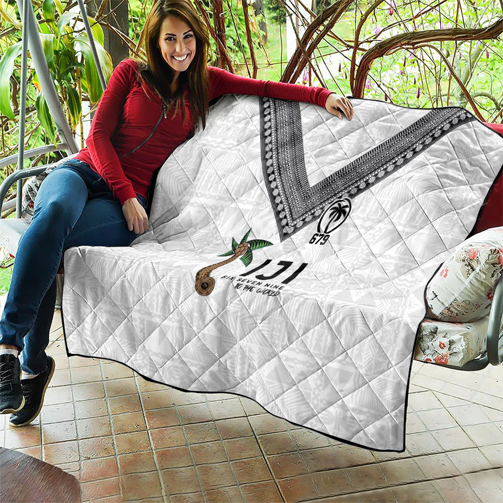 Fijian Rugby Quilt Six Seven Nine to The World - Tapa Pattern LT03 - Polynesian Pride