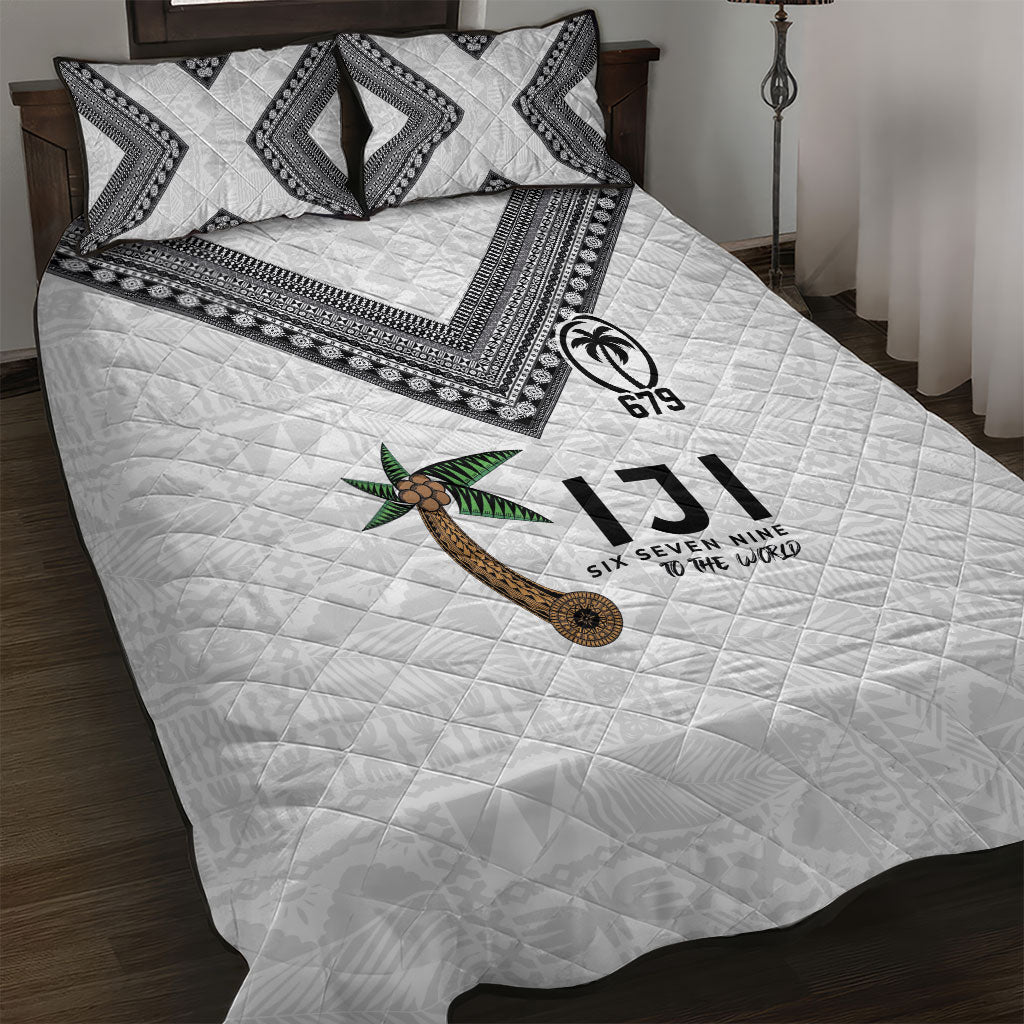 Fijian Rugby Quilt Bed Set Six Seven Nine to The World - Tapa Pattern LT03 Multicolor - Polynesian Pride