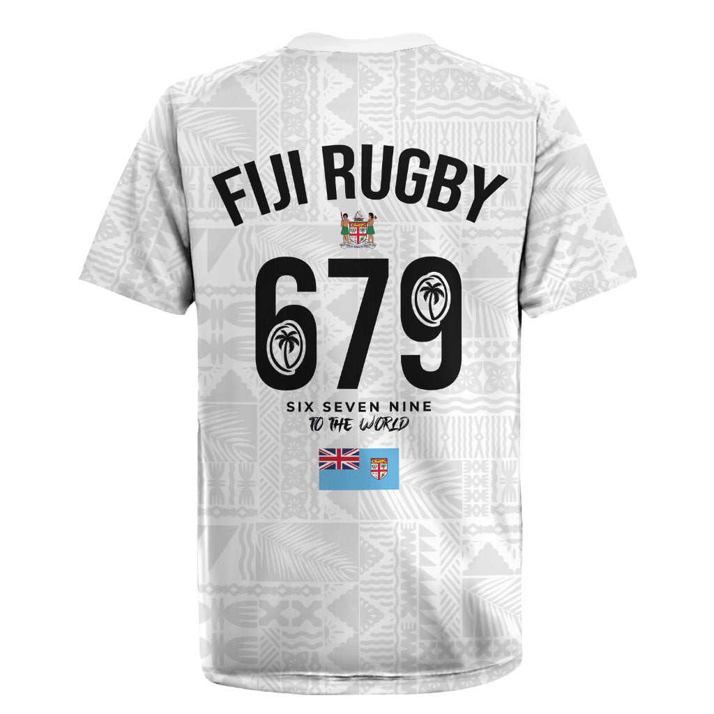 Fijian Rugby Rugby Jersey Six Seven Nine to The World - Tapa Pattern LT03 - Polynesian Pride