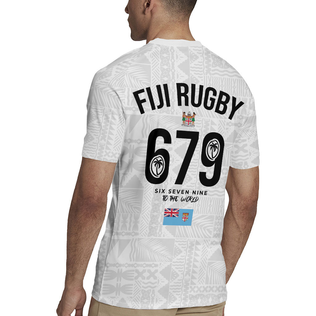 Fijian Rugby Rugby Jersey Six Seven Nine to The World - Tapa Pattern LT03 - Polynesian Pride