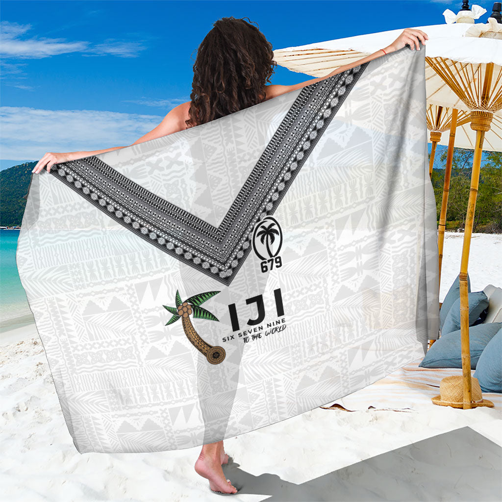 Fijian Rugby Sarong Six Seven Nine to The World - Tapa Pattern LT03 One Size 44 x 66 inches Multicolor - Polynesian Pride