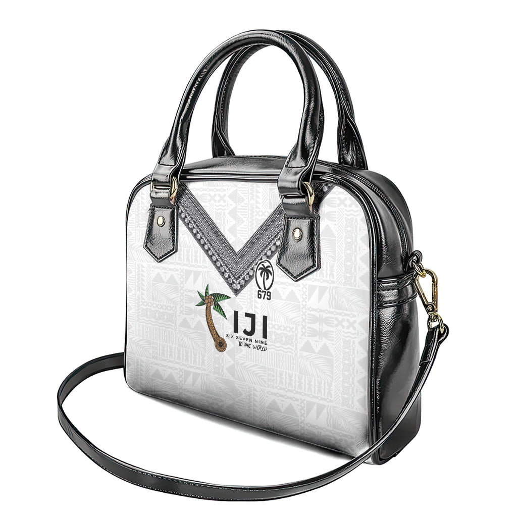 Fijian Rugby Shoulder Handbag Six Seven Nine to The World - Tapa Pattern LT03 - Polynesian Pride