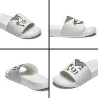 Fijian Rugby Slide Sandals Six Seven Nine to The World - Tapa Pattern LT03 - Polynesian Pride