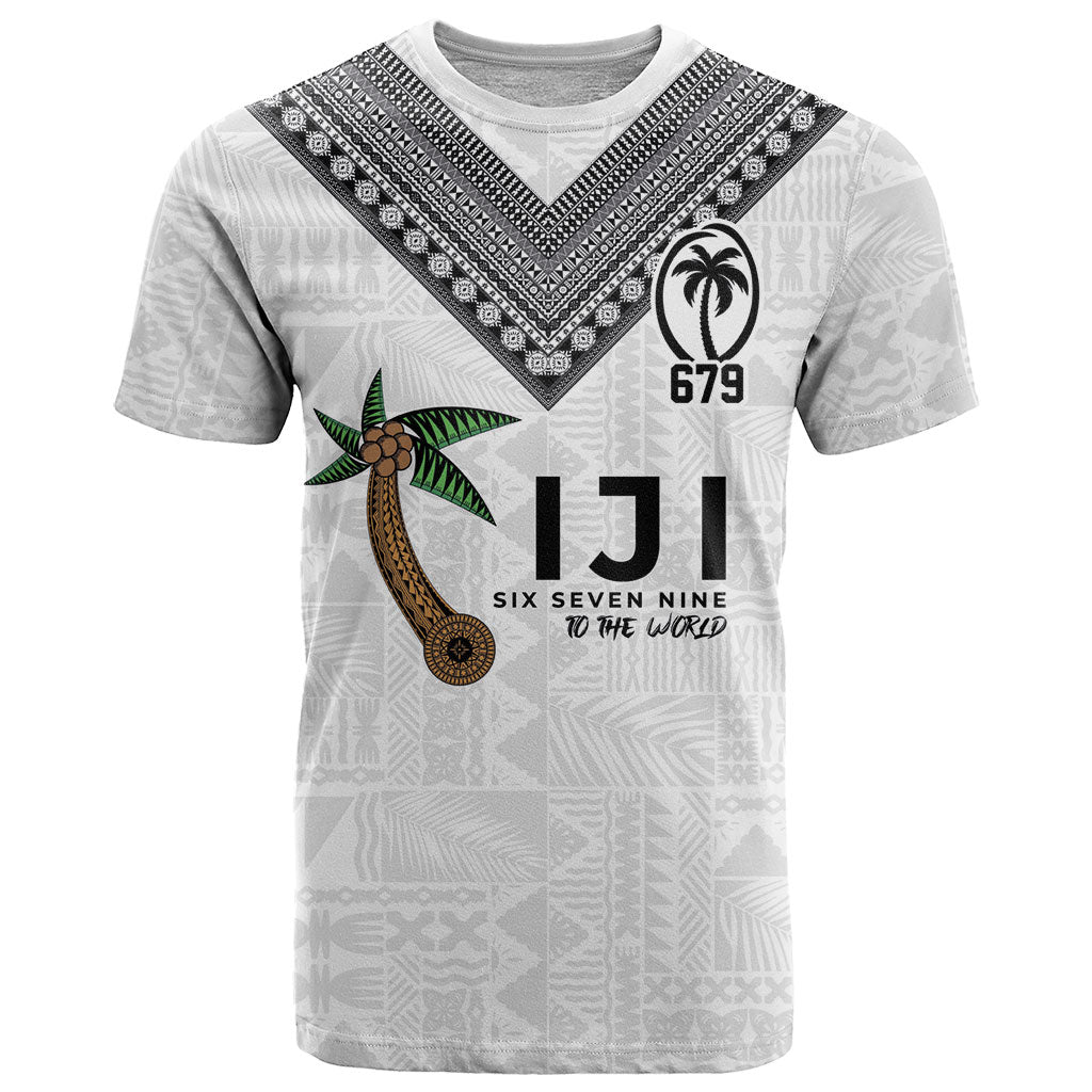 Fijian Rugby T Shirt Six Seven Nine to The World - Tapa Pattern LT03 Multicolor - Polynesian Pride