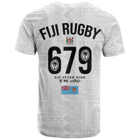 Fijian Rugby T Shirt Six Seven Nine to The World - Tapa Pattern LT03 - Polynesian Pride