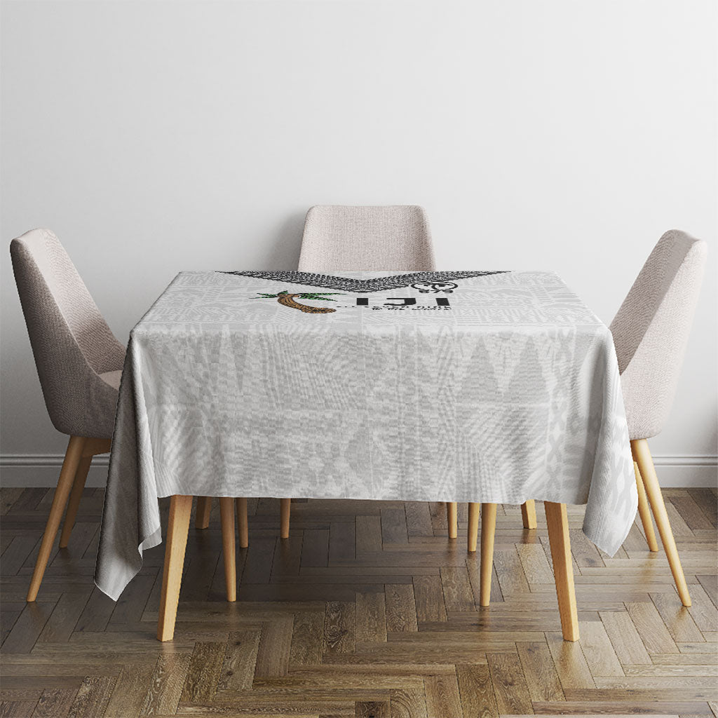 Fijian Rugby Tablecloth Six Seven Nine to The World - Tapa Pattern LT03 - Polynesian Pride