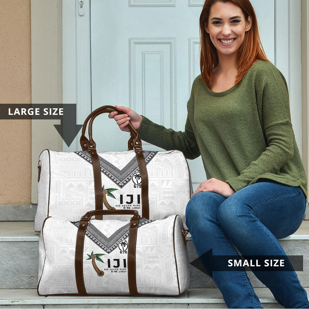 Fijian Rugby Travel Bag Six Seven Nine to The World - Tapa Pattern LT03 - Polynesian Pride