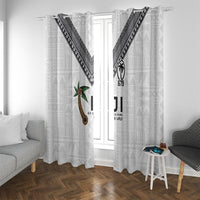 Fijian Rugby Window Curtain Six Seven Nine to The World - Tapa Pattern LT03 With Grommets Multicolor - Polynesian Pride