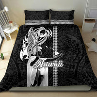 Hawaii Molokai Island Bedding Set Hawaiian King and Kakau Symbols Abstract Shoulder Tattoo LT03 - Polynesian Pride