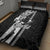 Custom Hawaii Molokai Island Quilt Bed Set Hawaiian King and Kakau Symbols Abstract Shoulder Tattoo LT03 - Polynesian Pride