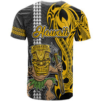 Hawaii Niihau Island T Shirt Hawaiian Warrior and Kakau Symbols Abstract Tattoo LT03 - Polynesian Pride