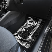 Hawaii Oahu Island Car Mats Hawaiian King and Kakau Symbols Abstract Shoulder Tattoo LT03 - Polynesian Pride