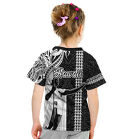 Hawaii Oahu Island Kid T Shirt Hawaiian King and Kakau Symbols Abstract Shoulder Tattoo LT03 - Polynesian Pride