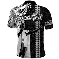 Custom Hawaii Kahoolawe Island Polo Shirt Hawaiian King and Kakau Symbols Abstract Shoulder Tattoo LT03 - Polynesian Pride