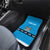 Fiji Merry Christmas Car Mats Santa Suit Style With Tapa Tribal Pattern