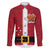 Papua New Guinea Merry Christmas Family Matching Off The Shoulder Long Sleeve Dress and Hawaiian Shirt Santa Suit Style With Melanesian Pattern