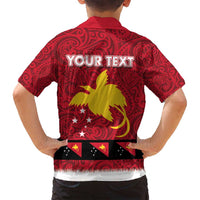 Papua New Guinea Merry Christmas Family Matching Tank Maxi Dress and Hawaiian Shirt Santa Suit Style With Melanesian Pattern LT03 - Polynesian Pride