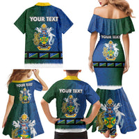 Solomon Islands Merry Christmas Family Matching Mermaid Dress and Hawaiian Shirt Santa Suit Style With Melanesian Pattern LT03 - Polynesian Pride