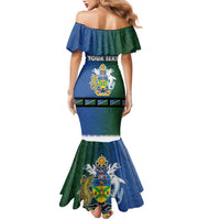Solomon Islands Merry Christmas Family Matching Mermaid Dress and Hawaiian Shirt Santa Suit Style With Melanesian Pattern LT03 - Polynesian Pride