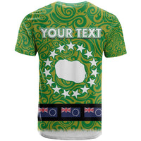 Cook Islands Merry Christmas T Shirt Santa Suit Style With Polynesian Pattern