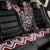 Aotearoa Toitu Te Tiriti-Honour the Treaty Back Car Seat Cover Maori Taniwha Haka with Taniko and Tukutuku