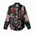 Aotearoa Toitu Te Tiriti-Honour the Treaty Women Casual Shirt Maori Taniwha Haka with Taniko and Tukutuku
