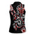 Aotearoa Toitu Te Tiriti-Honour the Treaty Women Sleeveless Polo Shirt Maori Taniwha Haka with Taniko and Tukutuku