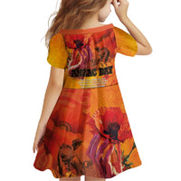Australia and New Zealand ANZAC Day Family Matching Off Shoulder Maxi Dress and Hawaiian Shirt Soldiers Memories - Red Poppies with Aboriginal and Maori Art LT03 - Polynesian Pride
